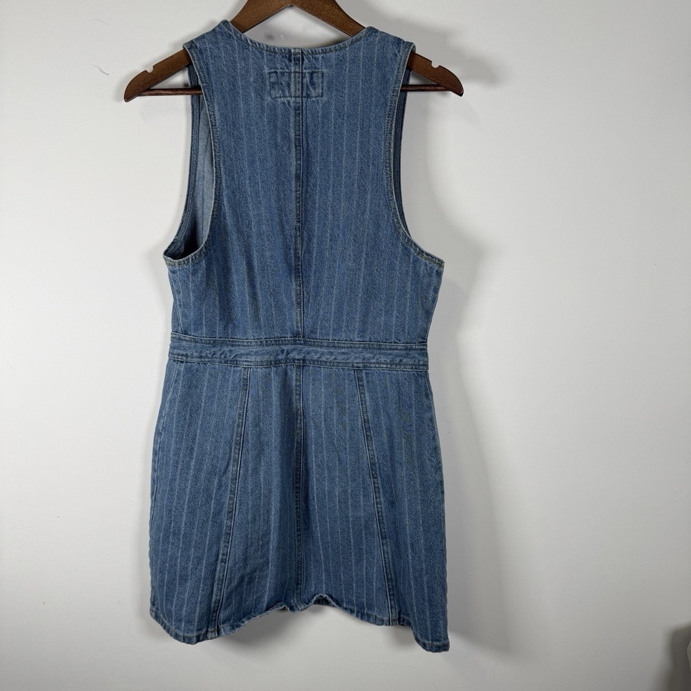 Forever 21 Tank Dress Denim Short Medium Wash Size Large - Picture 5 of 5